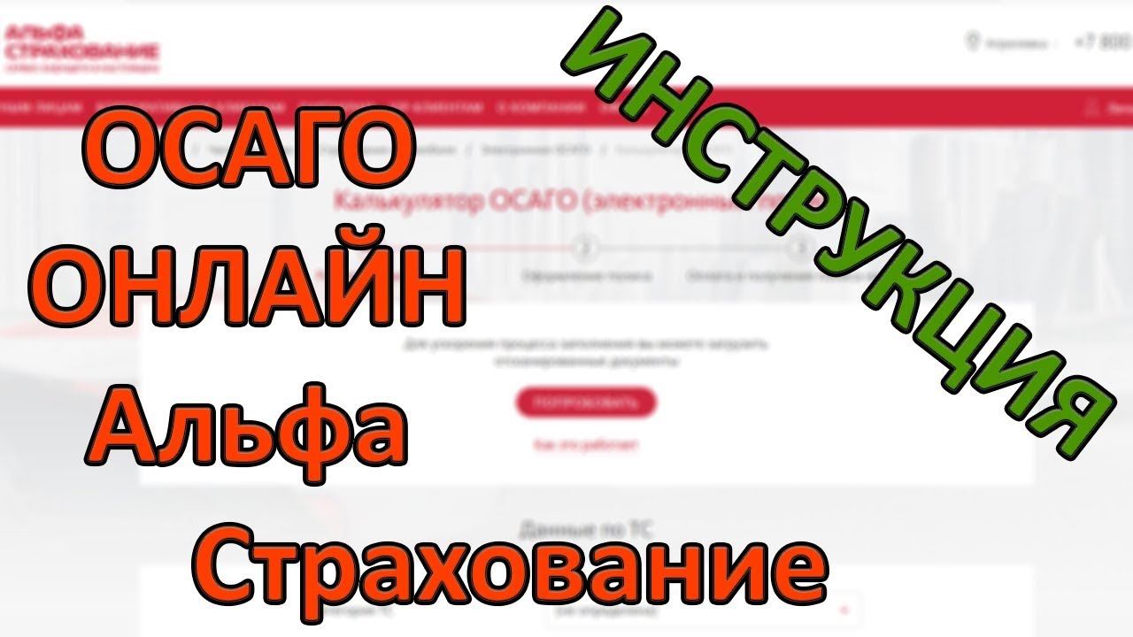 Как посмотреть полис ОСАГО в электронном виде на сайте Альфастрахование